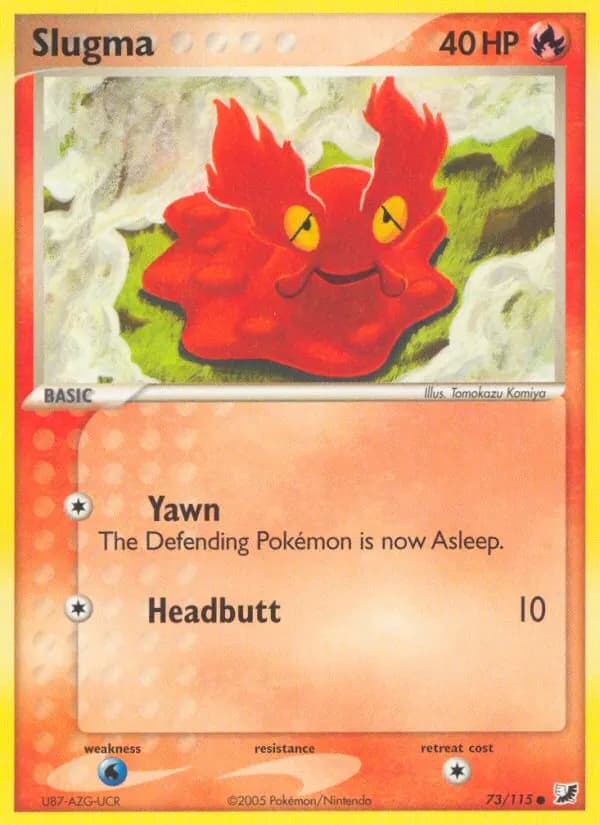 Schneckmag — EX Verborgene Mächte 73 German Pokémon card