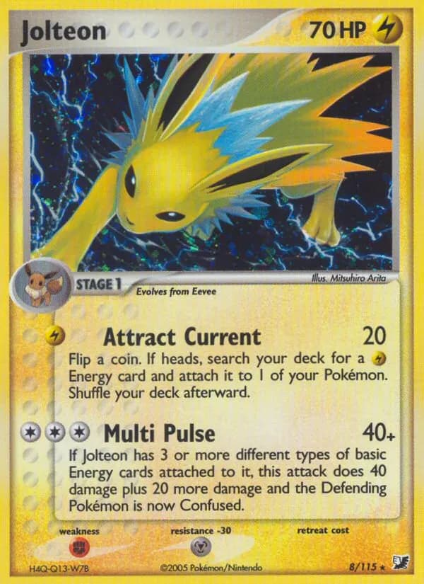 Blitza — EX Verborgene Mächte 8 German Pokémon card