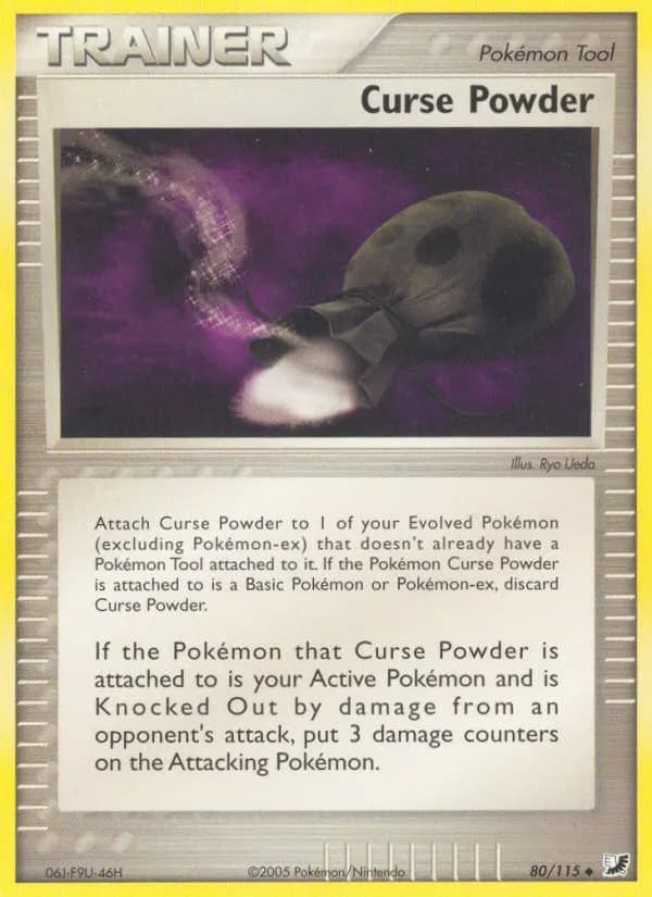 Curse Powder — Unseen Forces 80 Pokémon card
