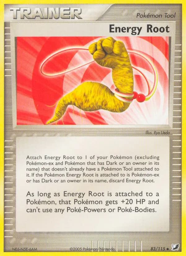 Energy Root — Unseen Forces 83 Pokémon card