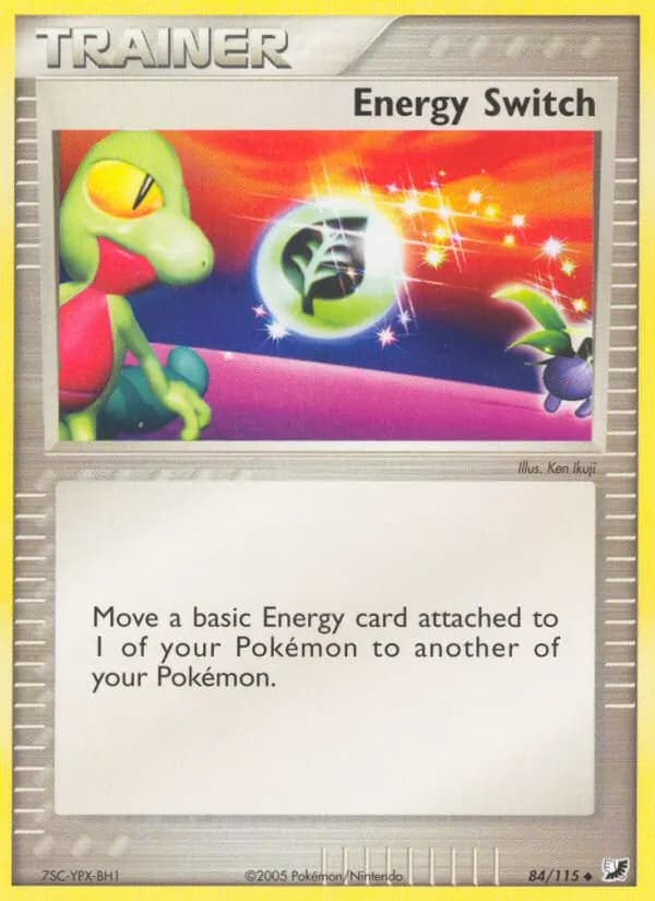 Energie-Umschalter — EX Verborgene Mächte 84 German Pokémon card