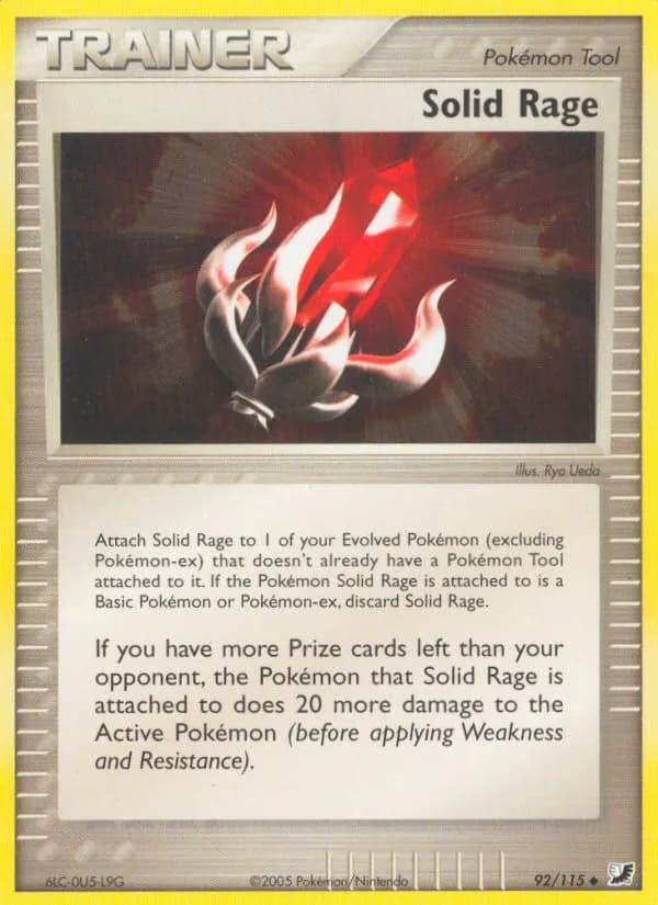 Massive Wut — EX Verborgene Mächte 92 German Pokémon card