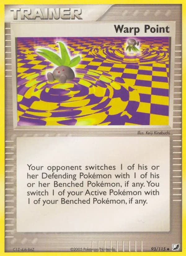 Warp Point — Unseen Forces 93 Pokémon card