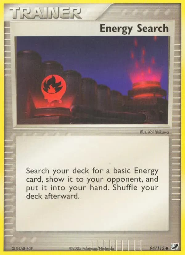 Energy Search — Unseen Forces 94 Pokémon card