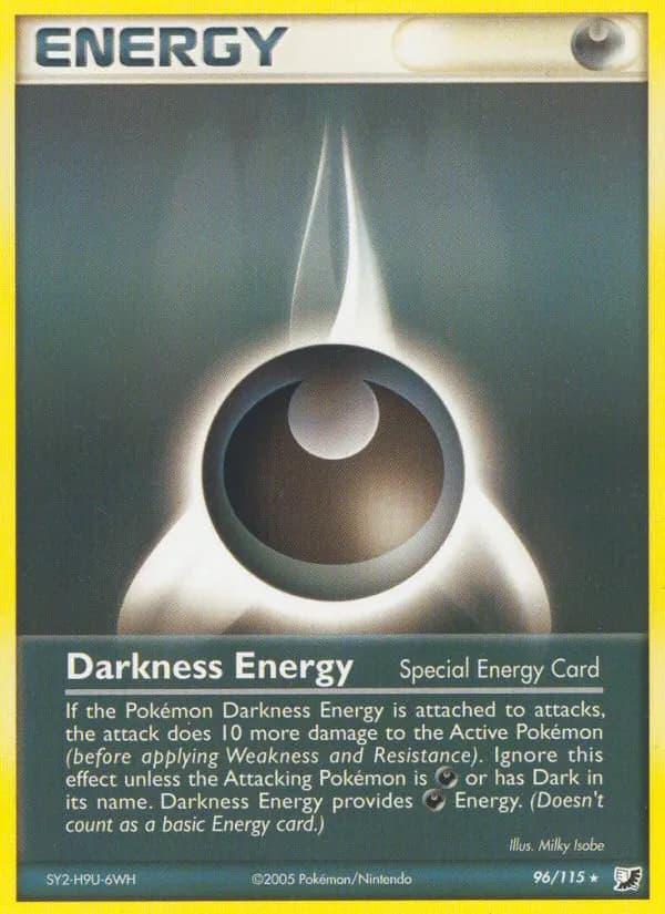 Darkness Energy* — EX Verborgene Mächte 96 German Pokémon card