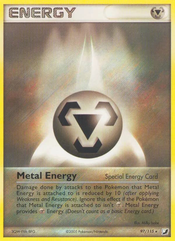 Metal Energy* — EX Verborgene Mächte 97 German Pokémon card