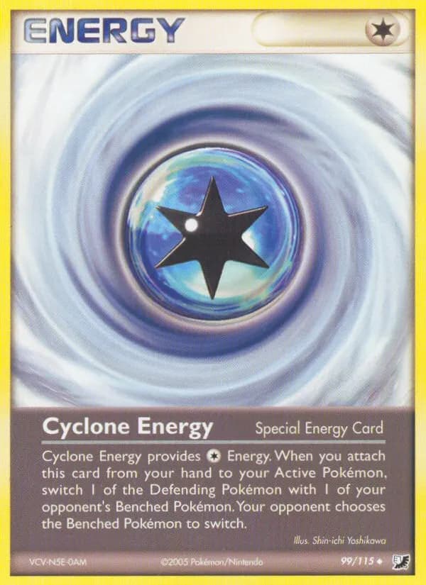 Cyclone Energy* — EX Verborgene Mächte 99 German Pokémon card