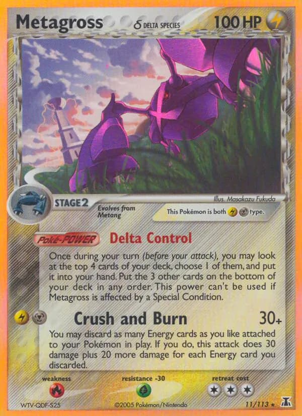 Metagross δ — Delta Species 11 Pokémon card
