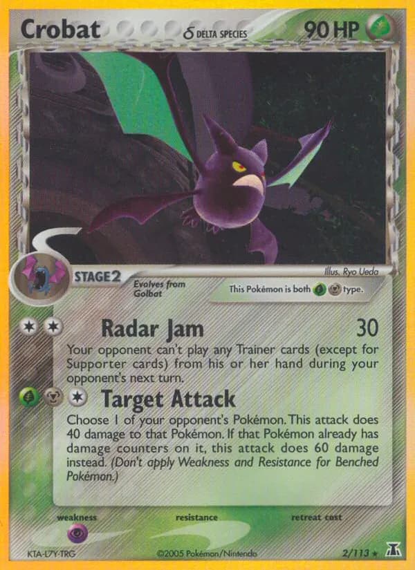 Crobat δ — Delta Species 2 Pokémon card