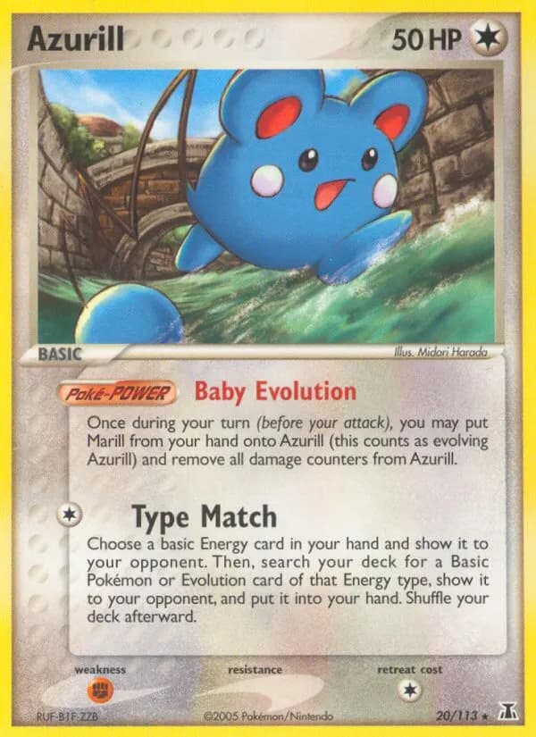 Azurill — Delta Species 20 Pokémon card