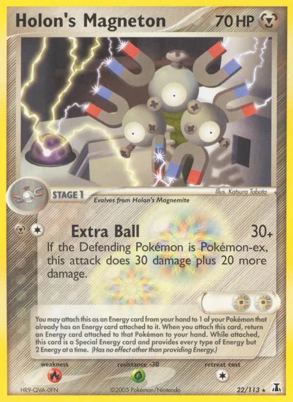 Holon's Magneton — Delta Species 22 Pokémon card