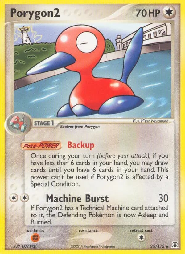 Porygon2 — Delta Species 25 Pokémon card
