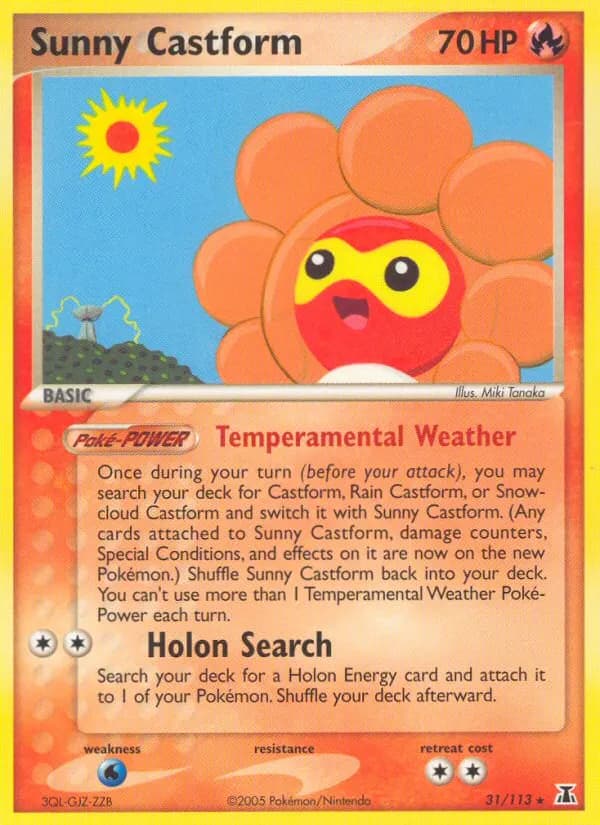 Sonnenschein Formeo — EX Delta Species 31 German Pokémon card