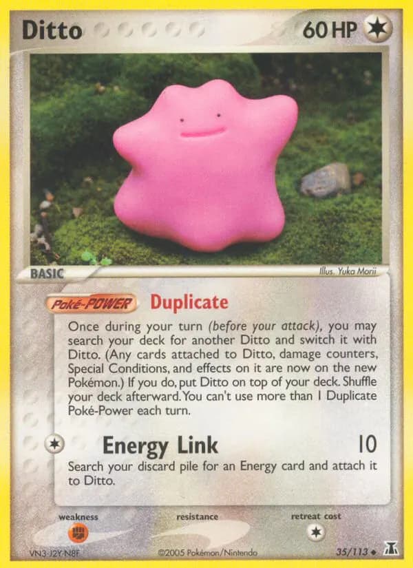 Ditto — Delta Species 35 Pokémon card