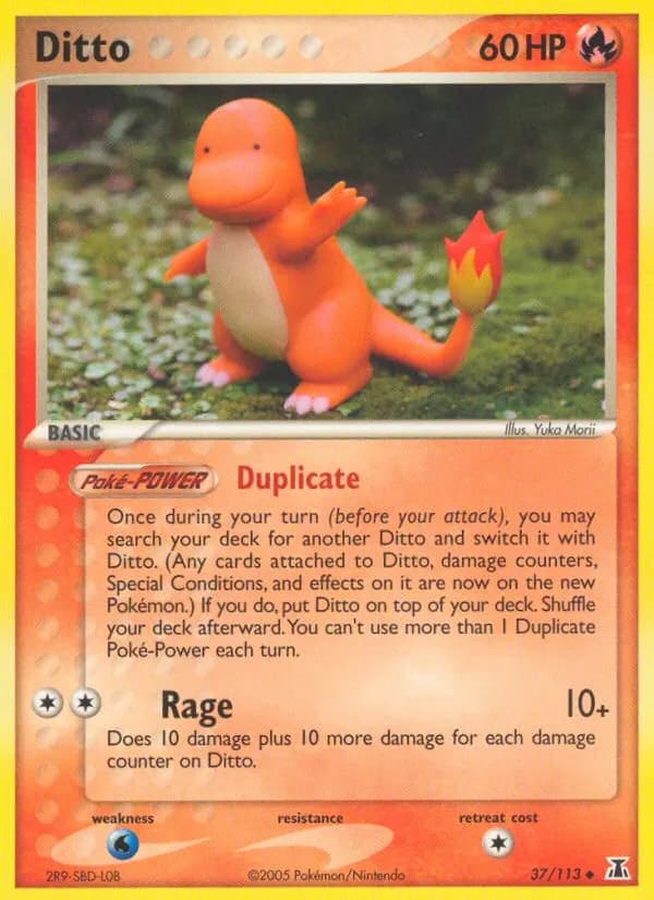 Ditto — Delta Species 37 Pokémon card