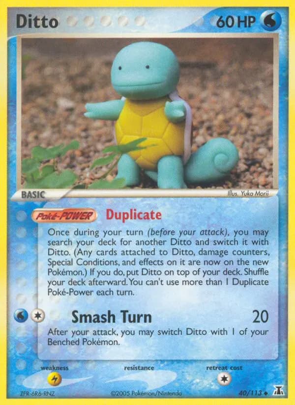 Ditto — Delta Species 40 Pokémon card
