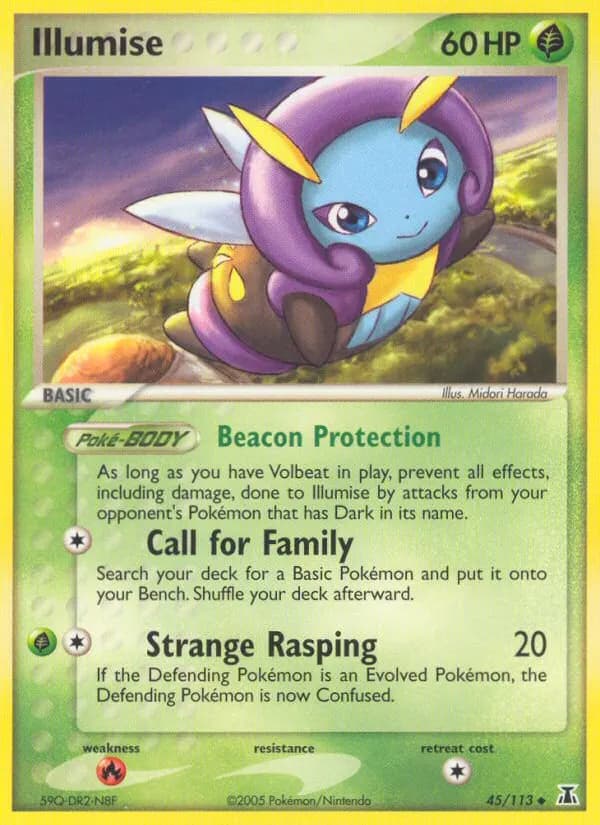 Illumise — Delta Species 45 Pokémon card