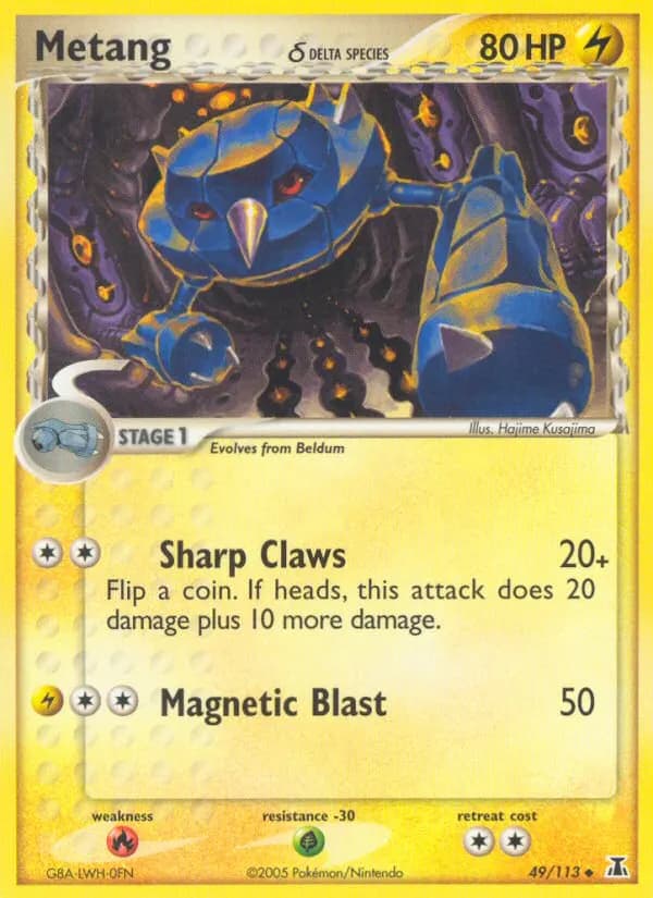 Metang δ — Delta Species 49 Pokémon card