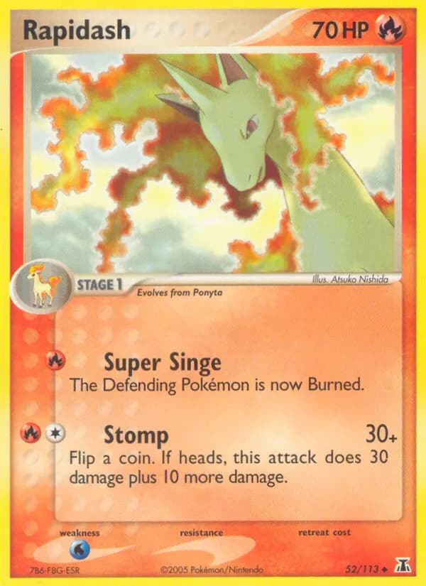Rapidash — Delta Species 52 Pokémon card