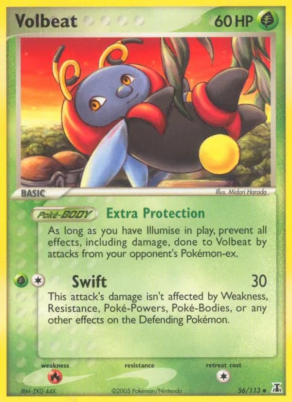 Volbeat — Delta Species 56 Pokémon card