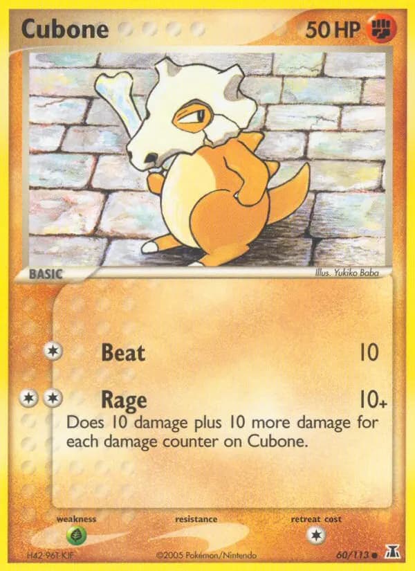 Cubone — Delta Species 60 Pokémon card