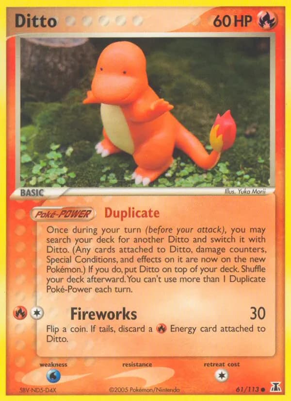 Ditto — Delta Species 61 Pokémon card
