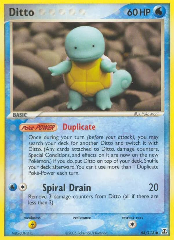 Ditto — Delta Species 64 Pokémon card