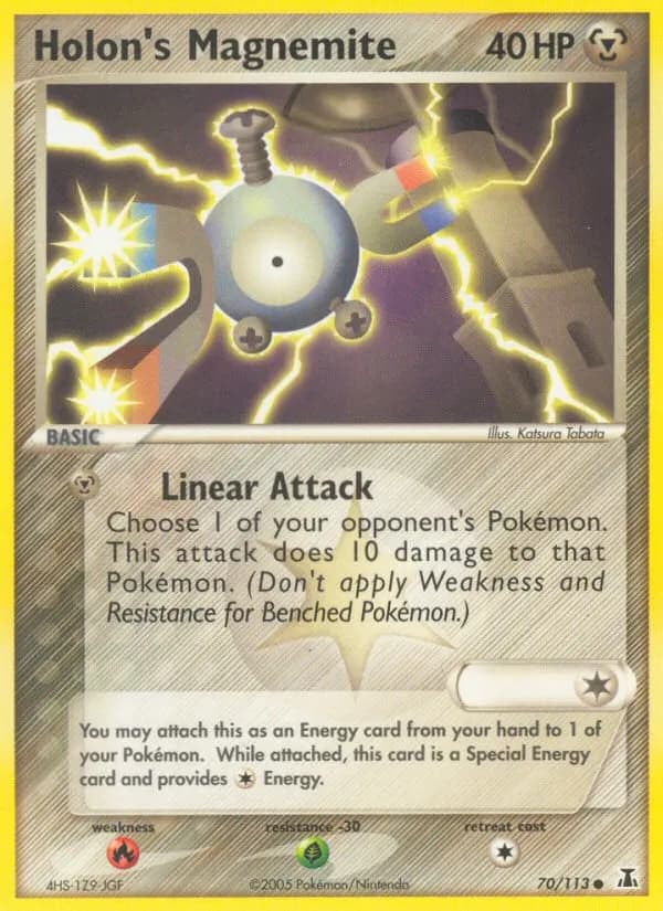 Holon's Magnemite — Delta Species 70 Pokémon card