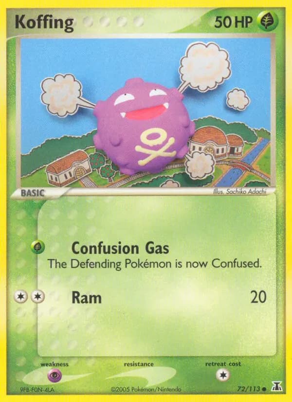 Koffing — Delta Species 72 Pokémon card