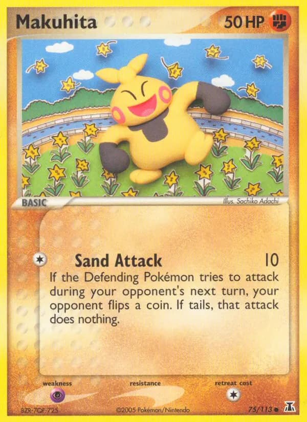 Makuhita — Delta Species 75 Pokémon card