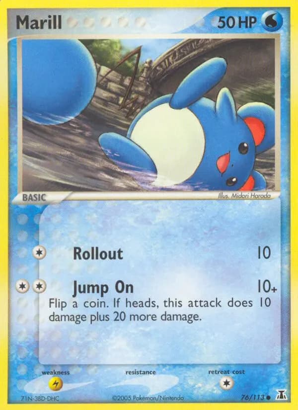 Marill — Delta Species 76 Pokémon card