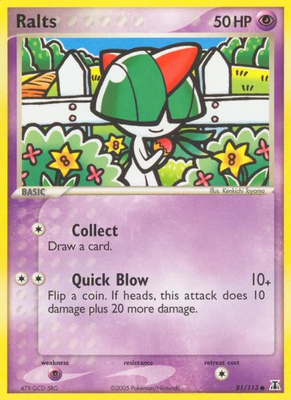 Ralts — Delta Species 81 Pokémon card