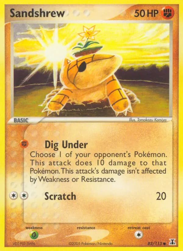 Sandshrew — Delta Species 82 Pokémon card