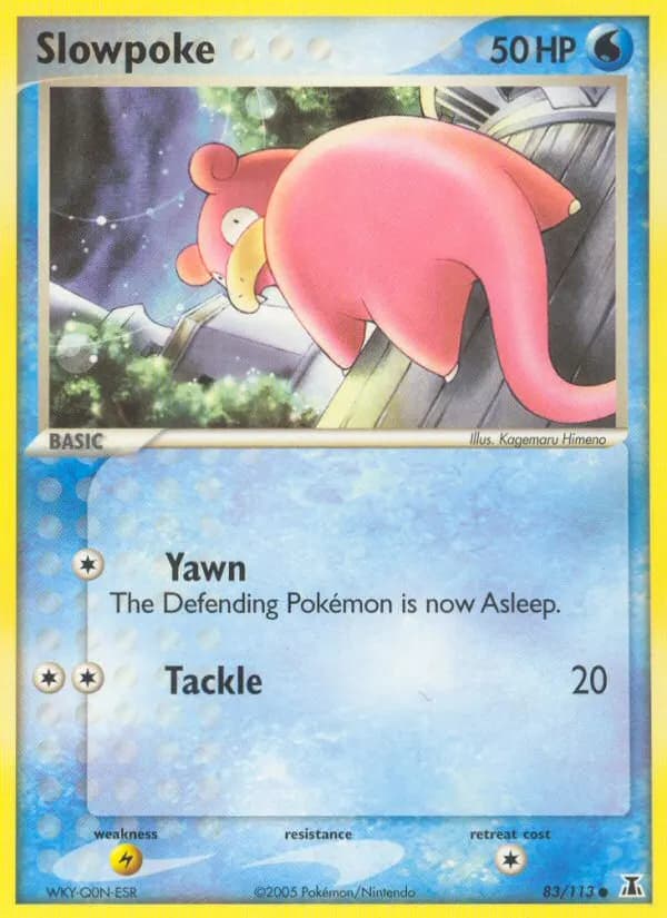 Slowpoke — Delta Species 83 Pokémon card