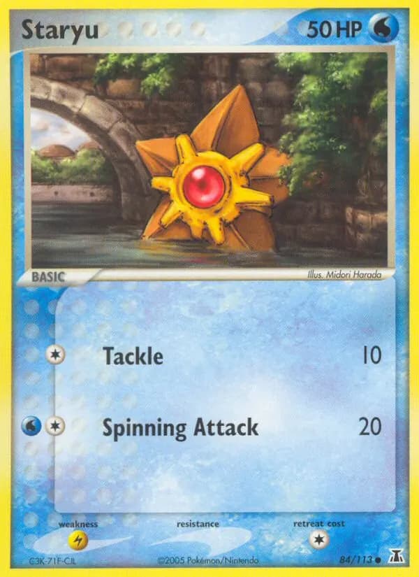 Sterndu — EX Delta Species 84 German Pokémon card