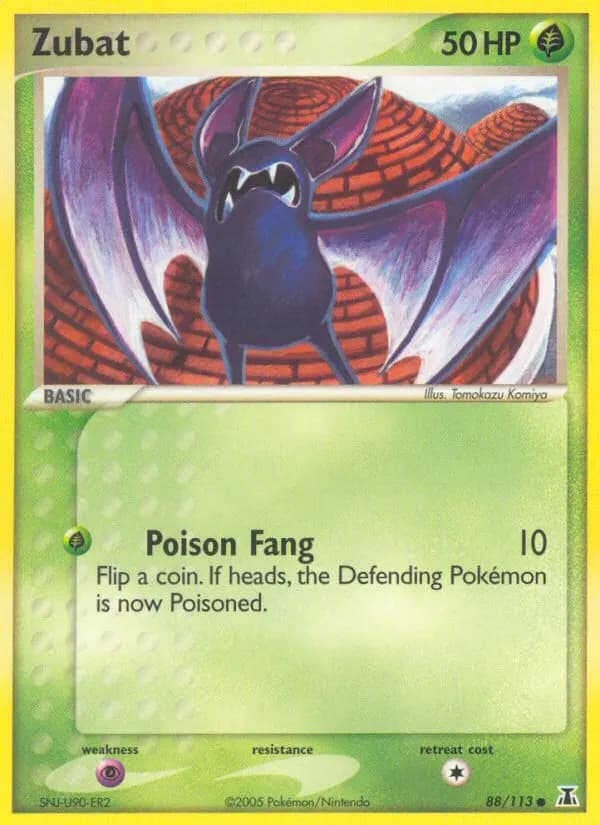 Zubat — Delta Species 88 Pokémon card