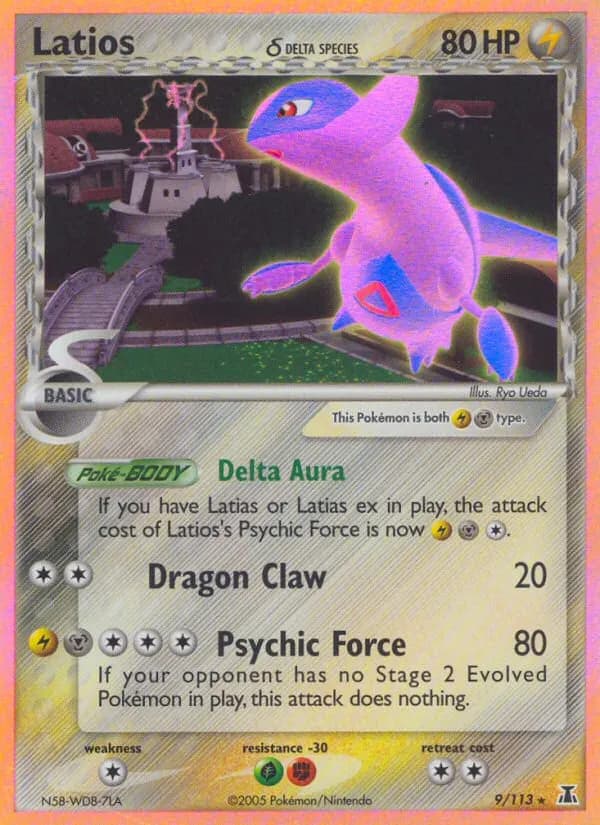 Latios δ — Delta Species 9 Pokémon card