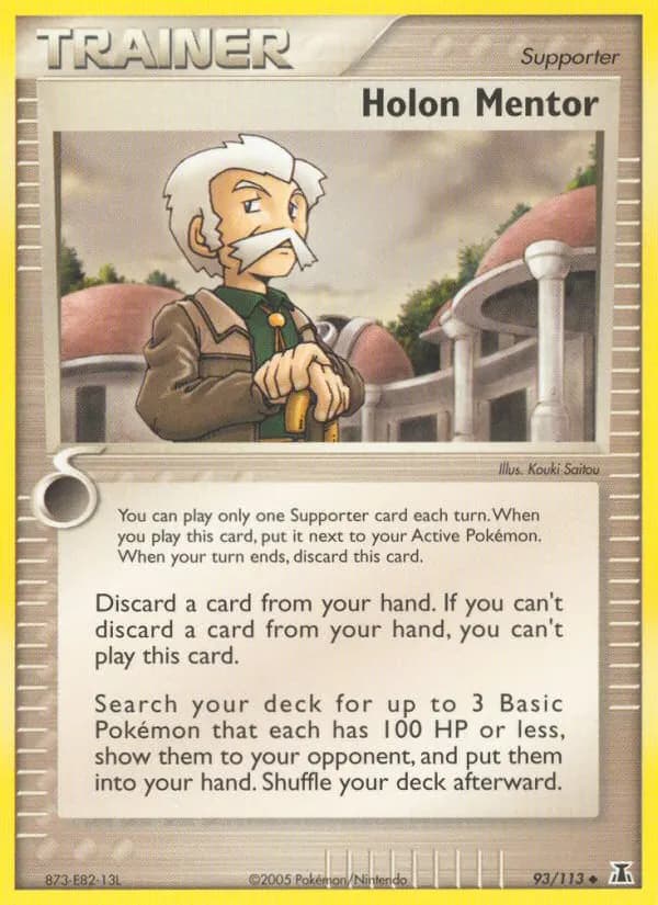 Holon Mentor — Delta Species 93 Pokémon card