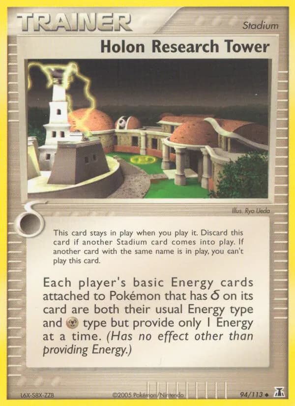 Holon Research Tower — Delta Species 94 Pokémon card