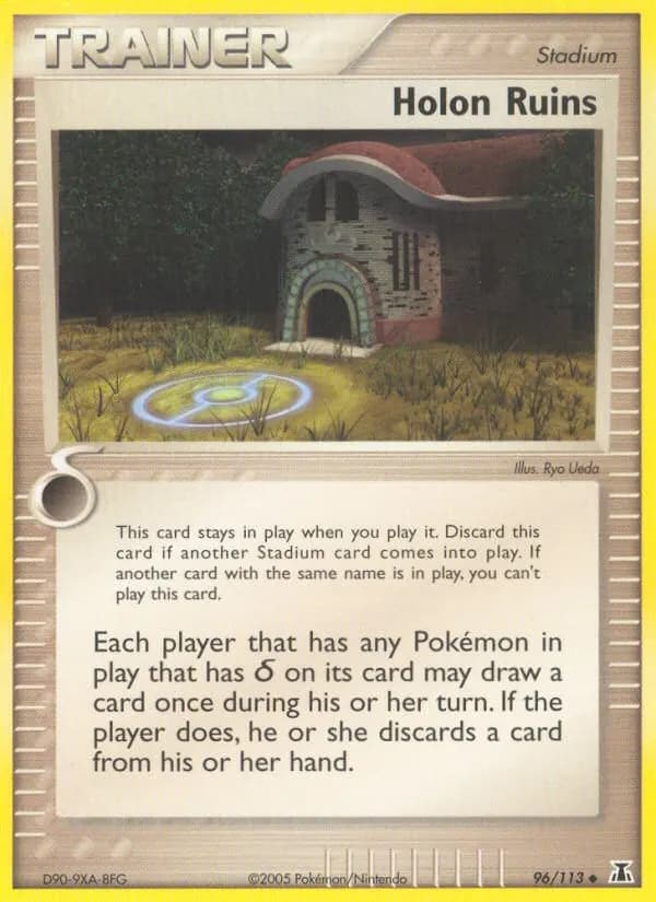 Holon-Ruinen — EX Delta Species 96 German Pokémon card