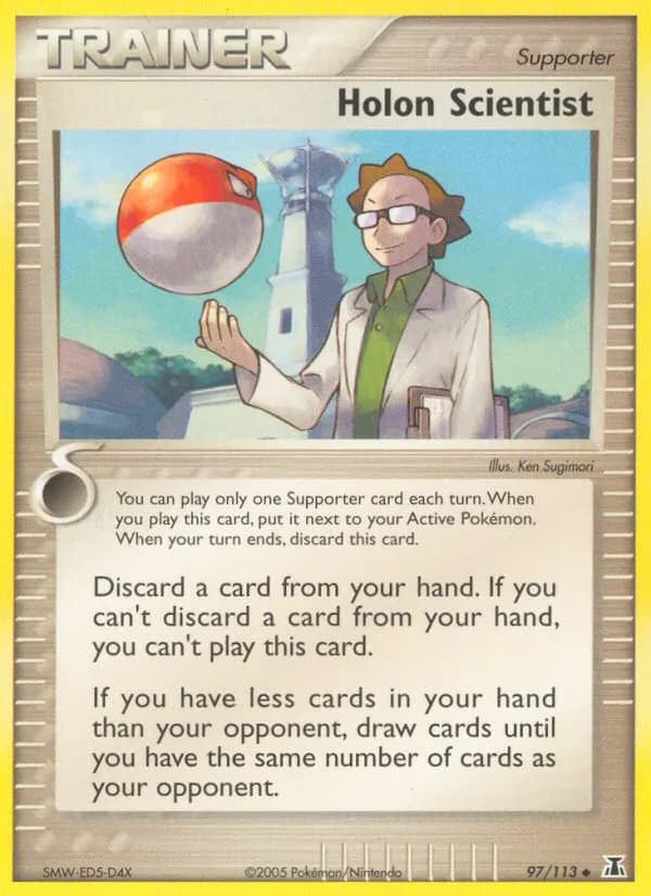 Holon-Wissenschaftler — EX Delta Species 97 German Pokémon card