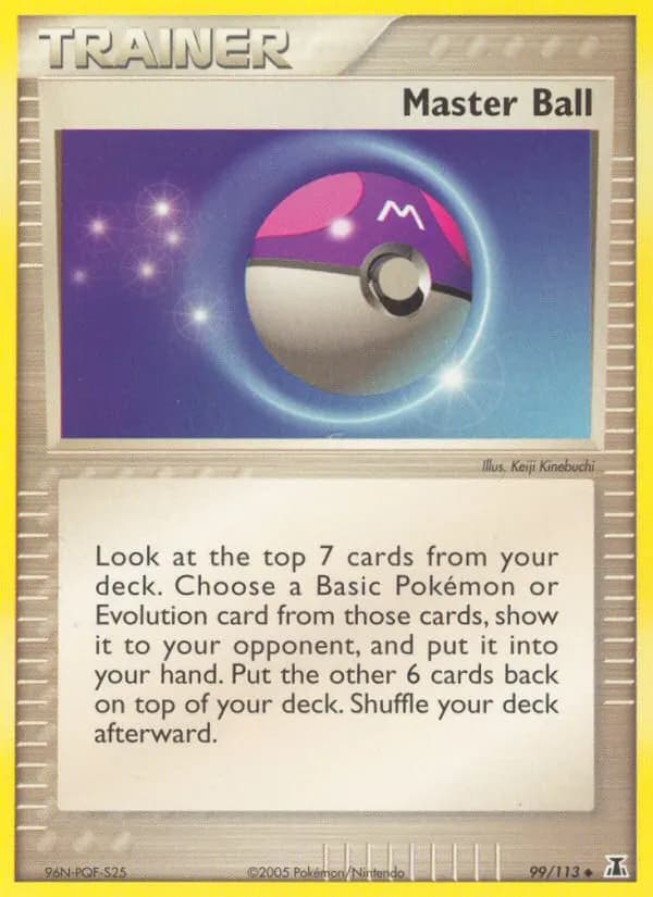 Master Ball — Delta Species 99 Pokémon card