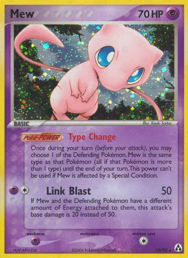 Mew — Legend Maker 10 Pokémon card