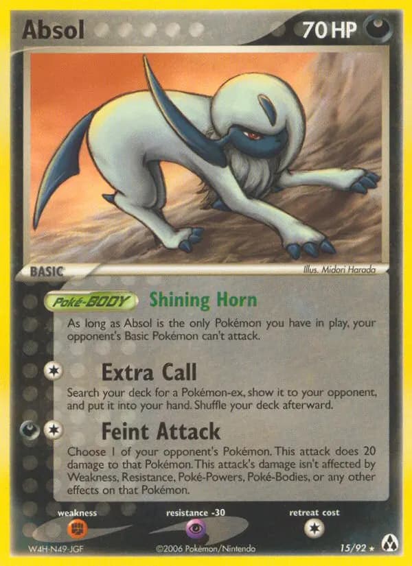 Absol — Legend Maker 15 Pokémon card