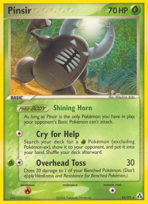 Pinsir — EX Legend Maker 24 German Pokémon card