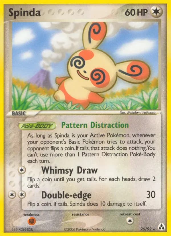 Spinda — Legend Maker 26 Pokémon card