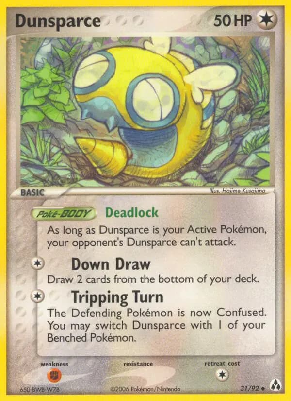 Dummisel — EX Legend Maker 31 German Pokémon card
