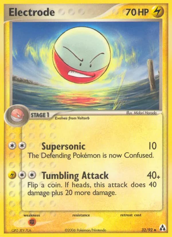 Lektrobal — EX Legend Maker 32 German Pokémon card