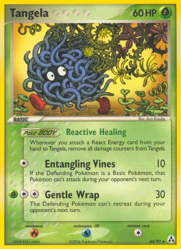 Tangela — Legend Maker 44 Pokémon card