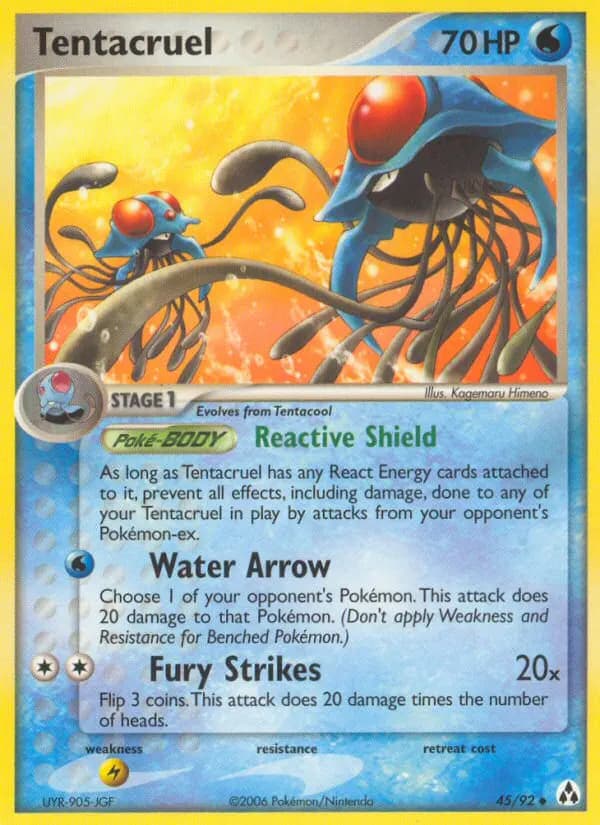 Tentoxa — EX Legend Maker 45 German Pokémon card